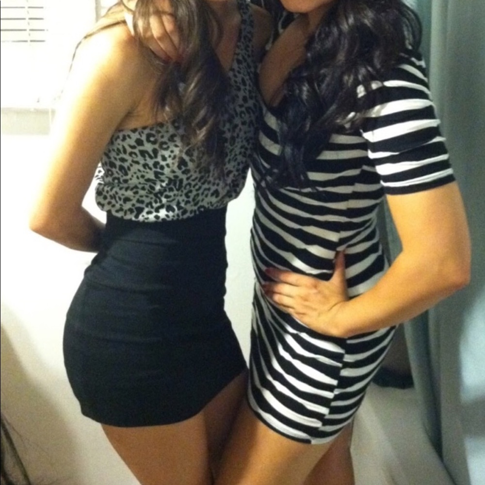 Asymmetrical  Bodycon FREE WITH $25 PURCHASE!!!! - Picture 2 of 2